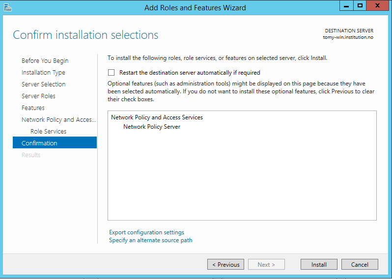Installation complete